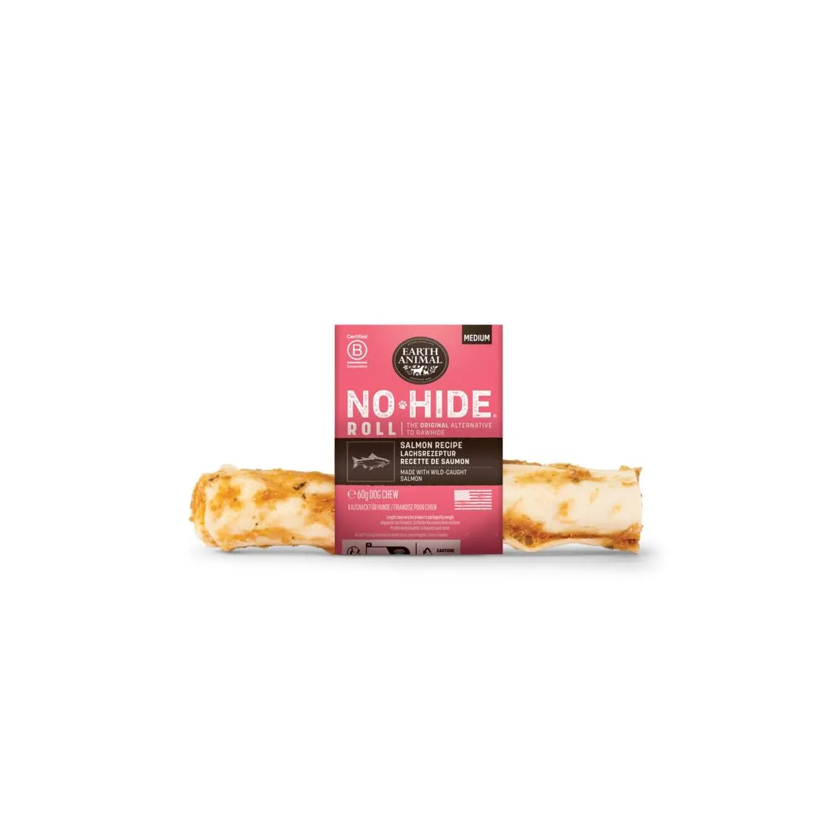 No-Hide närimispulk koerale, lõhe, M - Tootepilt
