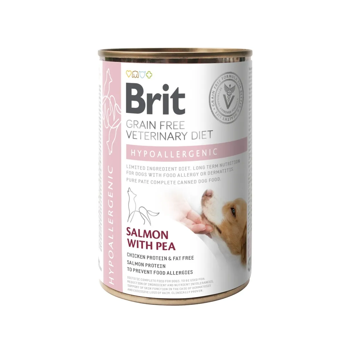 Brit GF Hypoallergenic erisööt, konserv koerale, 400 g - Tootepilt