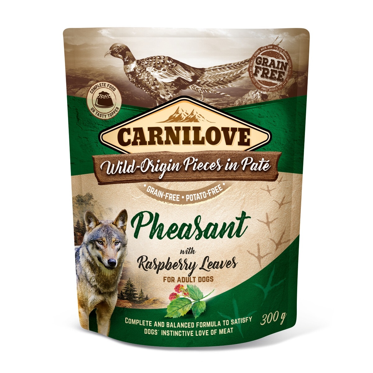 Carnilove Pate koera konserv, faasan/vaarikalehed, 300 g - Tootepilt