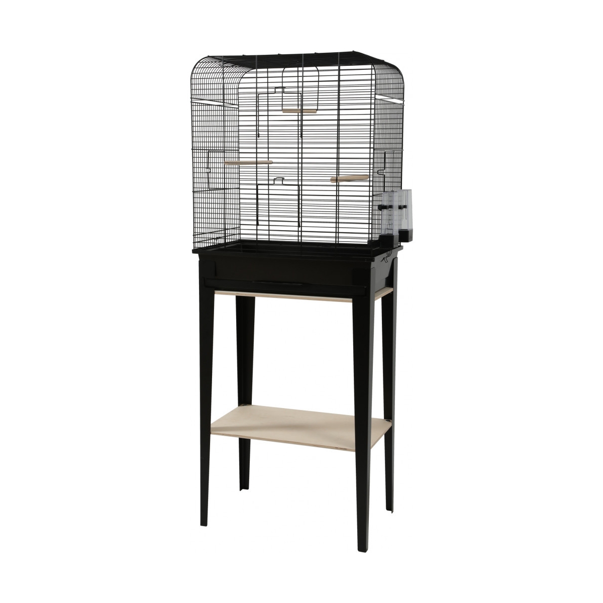 Zolux Chic Loft Cabinet lindude puur L, must - Tootepilt