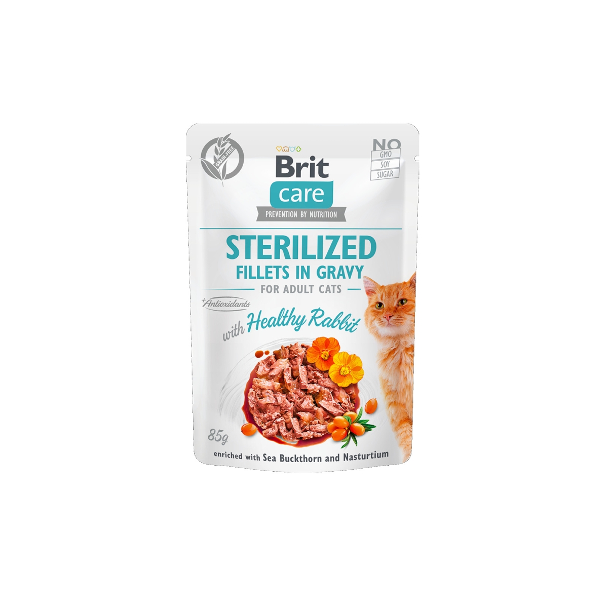 Brit Care einekotike steriliseeritud kassile jäneselihaga 85 g - Tootepilt 1
