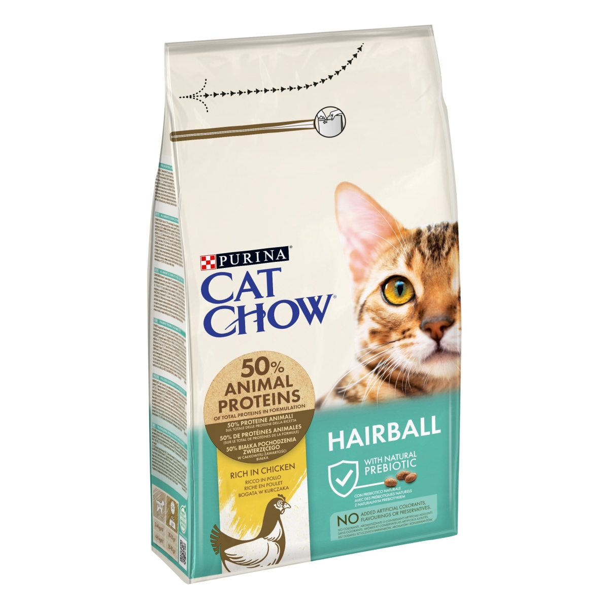 Cat Chow karvapallivastane kassitoit 1,5 kg
