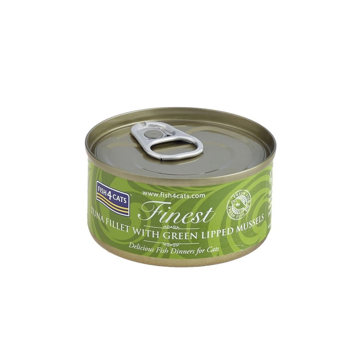 Fish4Cats konserv tuunikala ja rohelise rannakarbiga 70 g