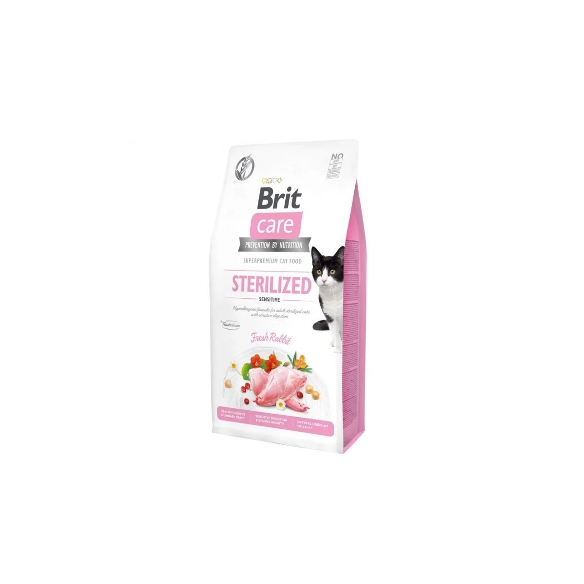 Brit Care Sterilized Sensitive kassi kuivtoit, küülik, 7 kg - Tootepilt