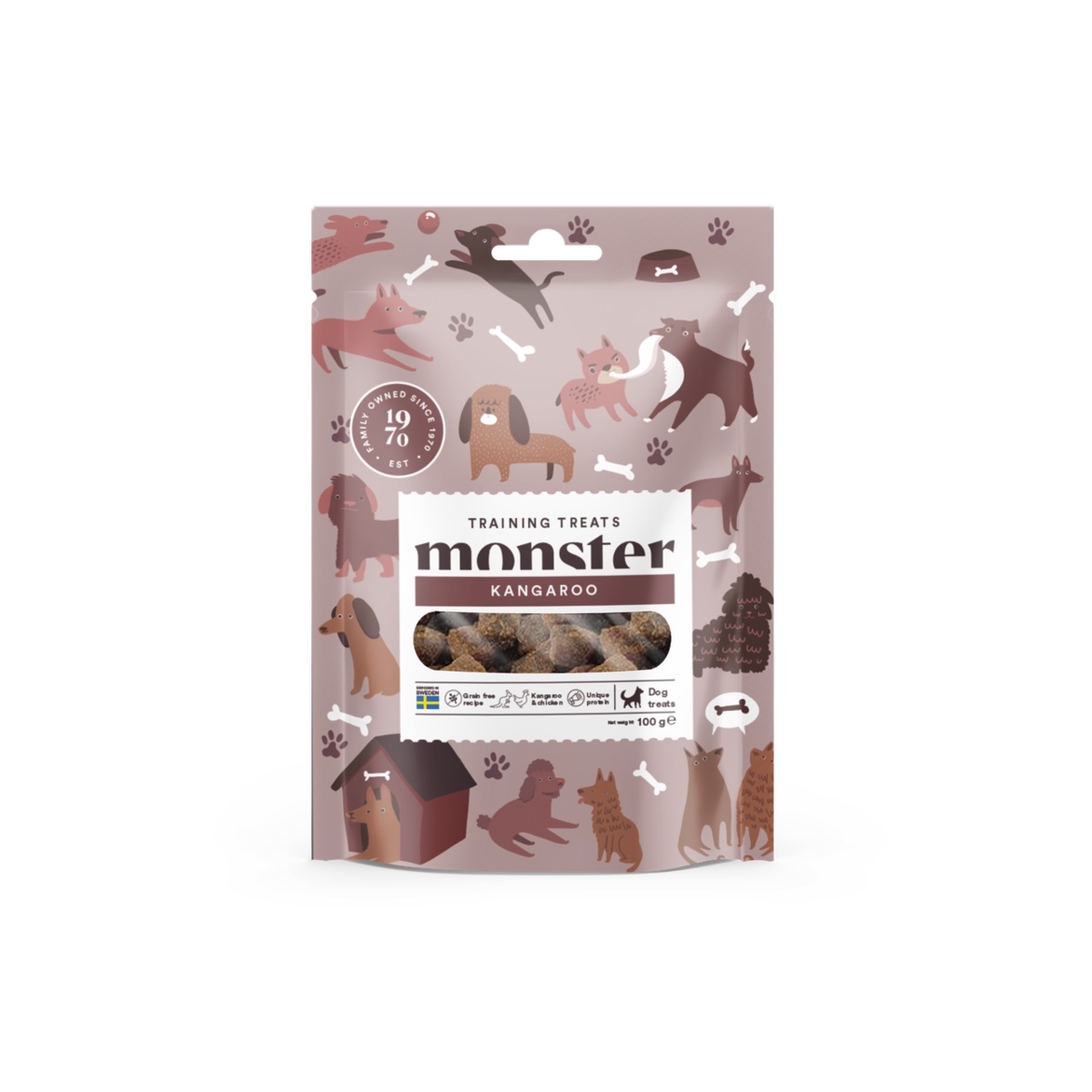 Monster Dog koera maius, känguru, 100 g - Tootepilt