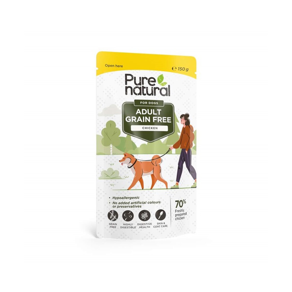 Purenatural koera einekotike, kana, teraviljavaba, 150 g - Tootepilt