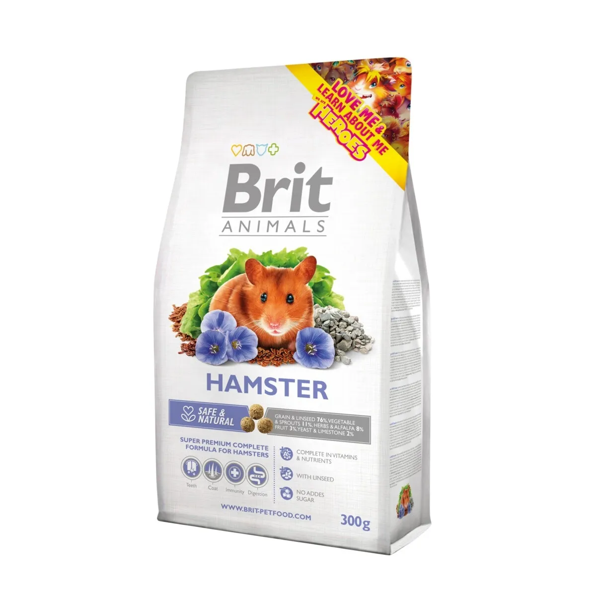 Brit Animals hamstri täissööt, 300 g - Tootepilt