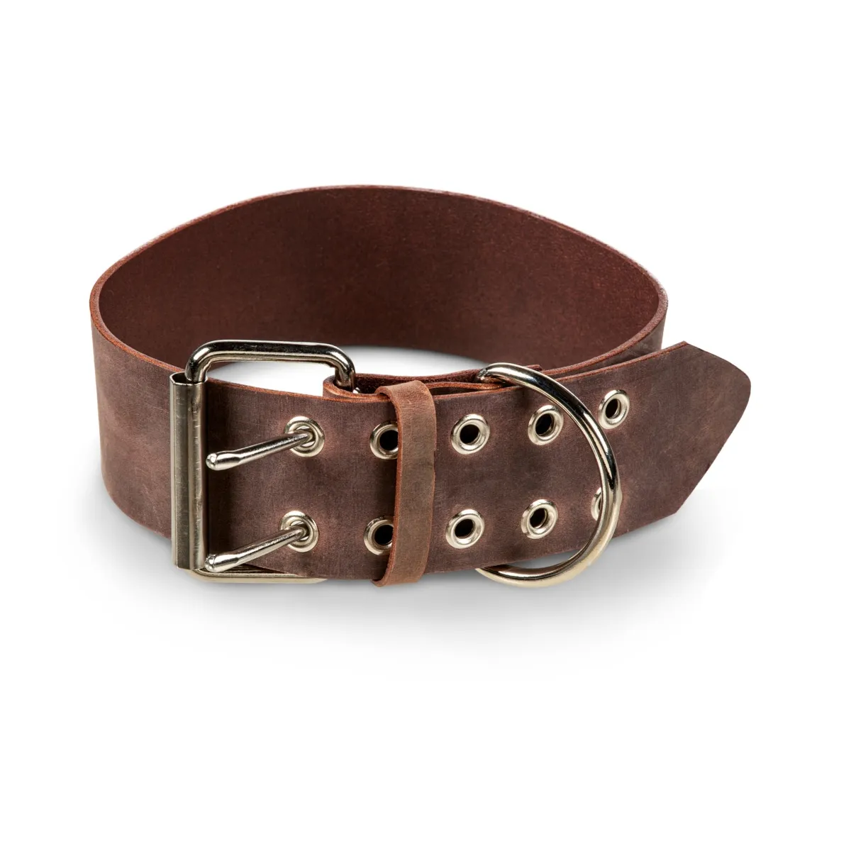 Feel nahast kaelarihm Wide 2.0, 50-60 cm, pruun - Tootepilt