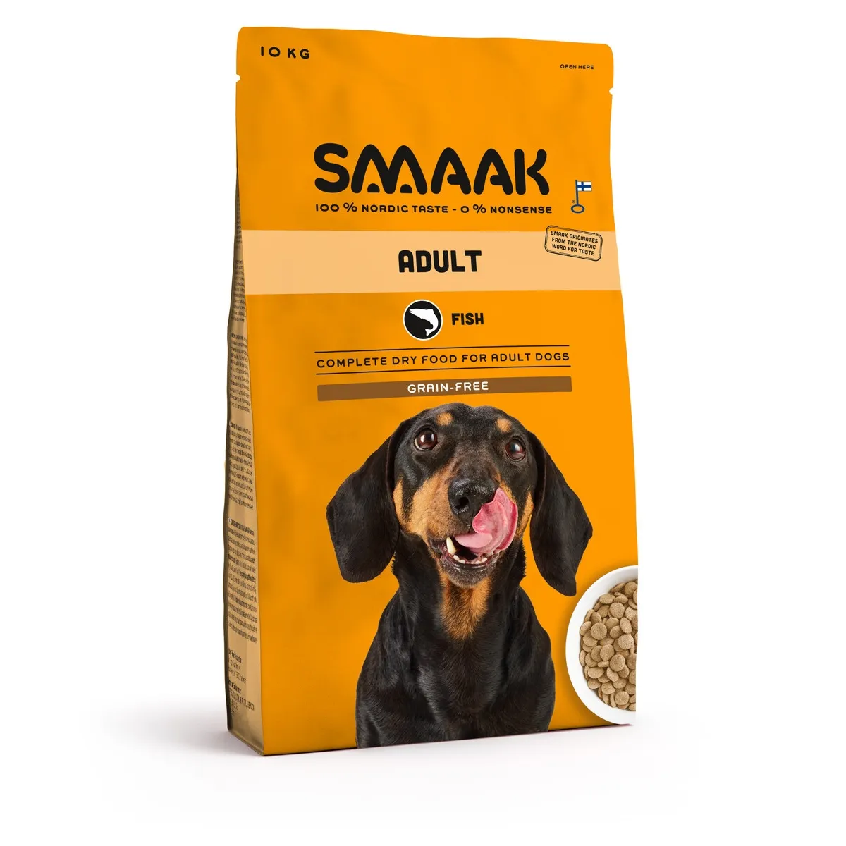 SMAAK koera kuivtoit, kala, teraviljavaba, 10 kg - Tootepilt