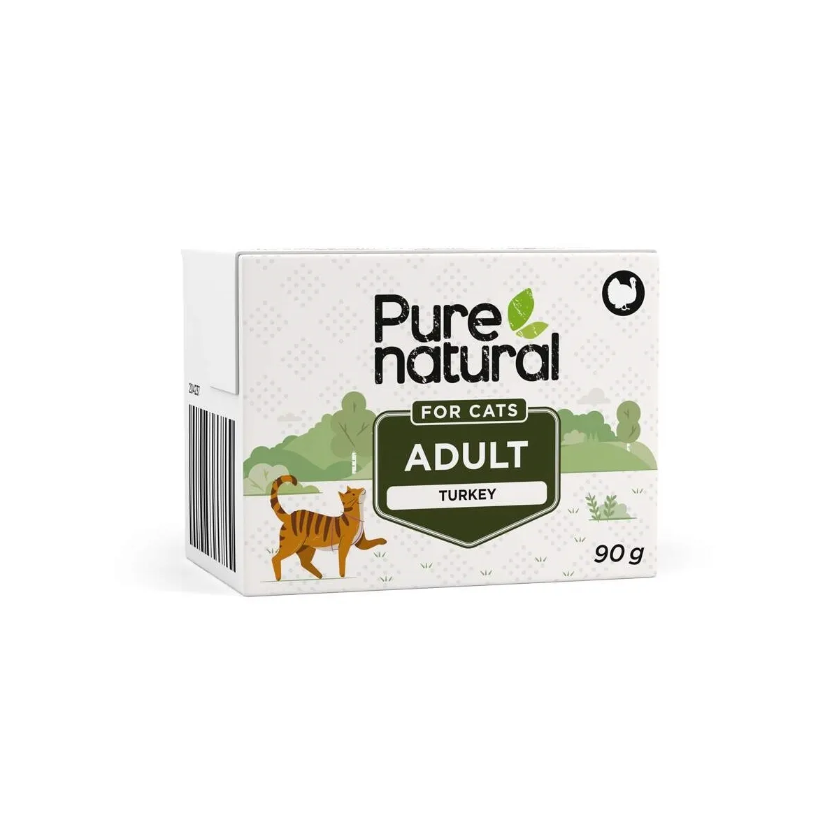 Purenatural kassi märgtoit, kalkun, teraviljavaba, 90 g - Tootepilt