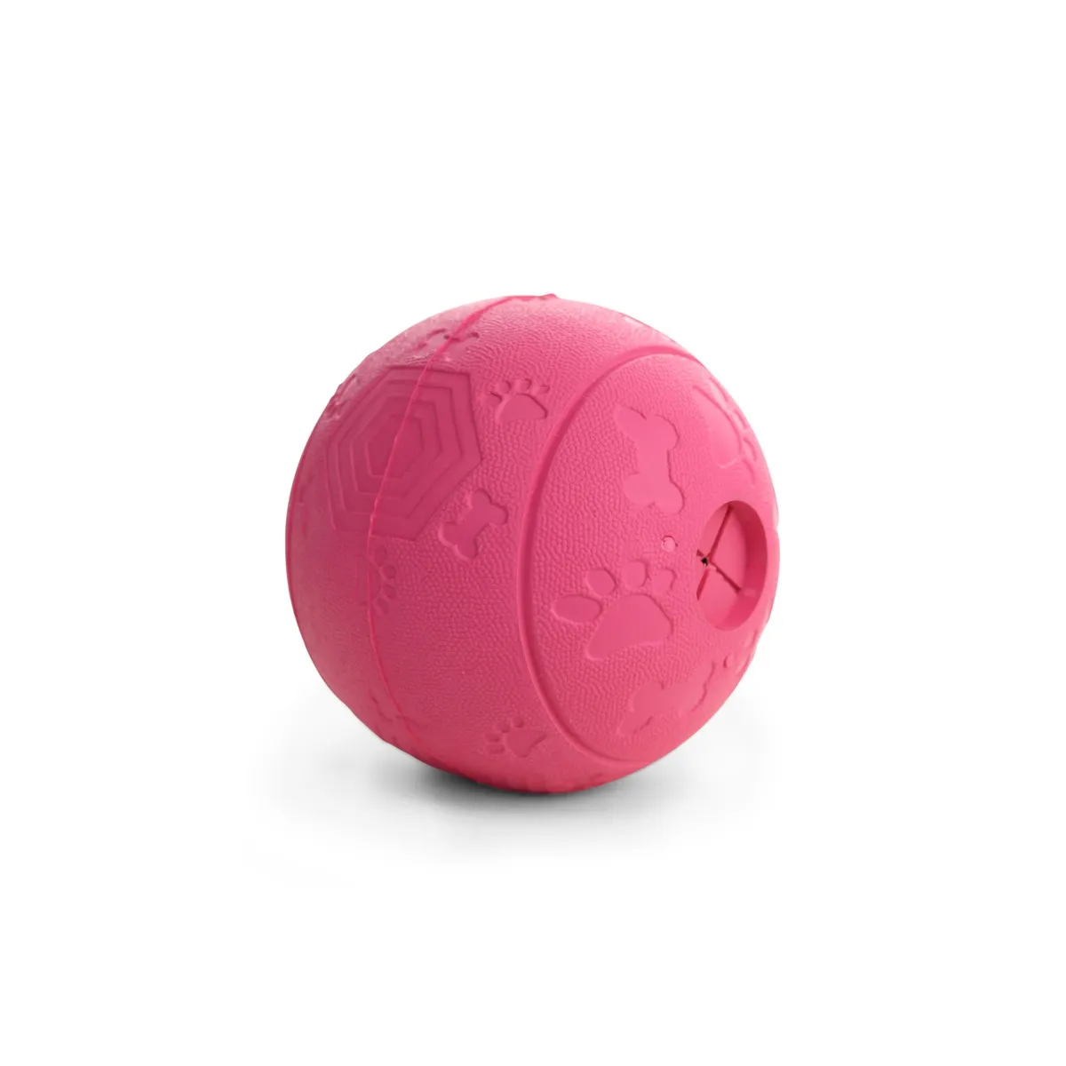 Little & Bigger koera mänguasi, Spin-a-Treat pall, 11 cm, roosa - Tootepilt