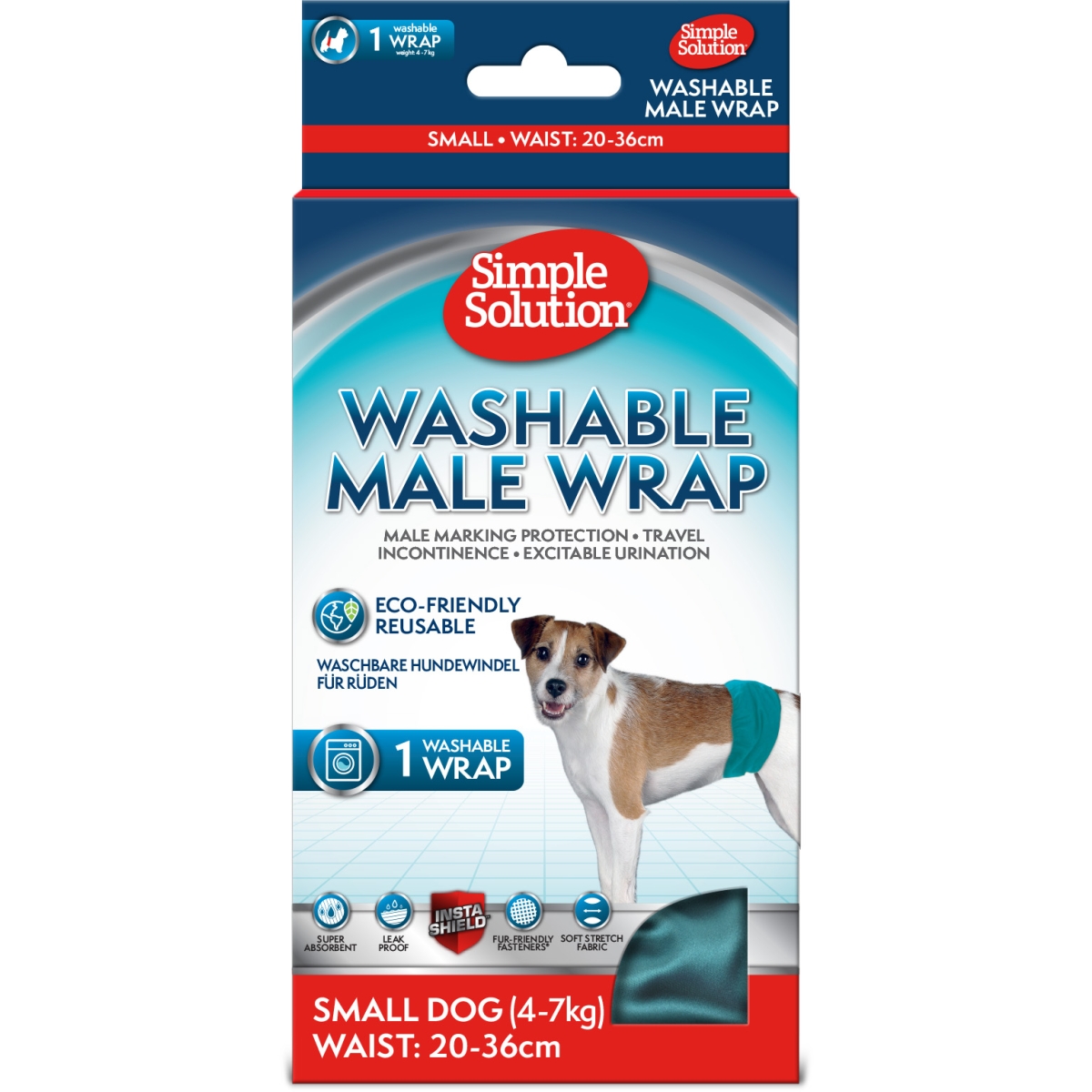 Simple Solution pestav mähe isasele koerale S suurus, 1 tk - Tootepilt