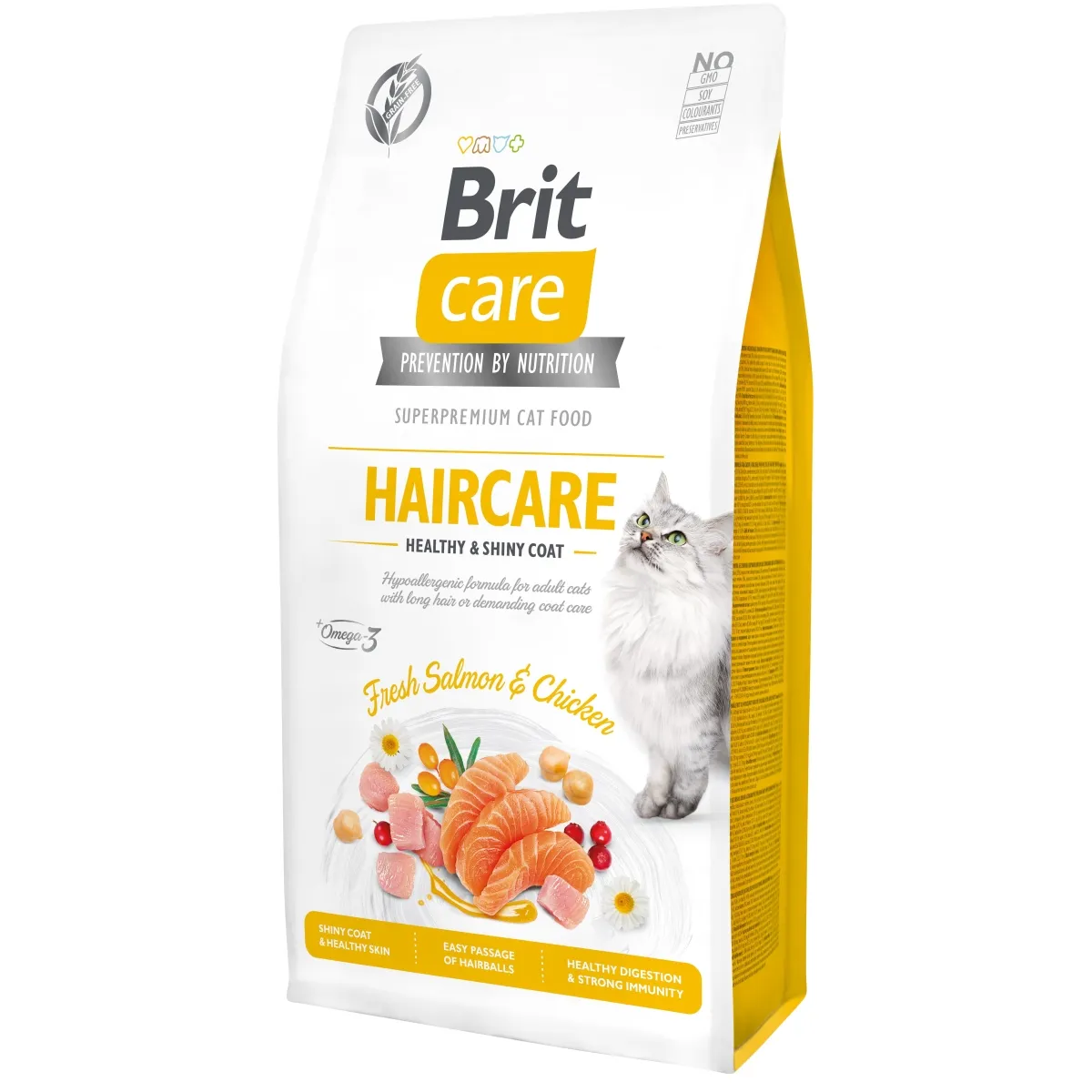 Brit Care Haircare Healthy & Shine kassi kuivtoit, 400 g - Tootepilt
