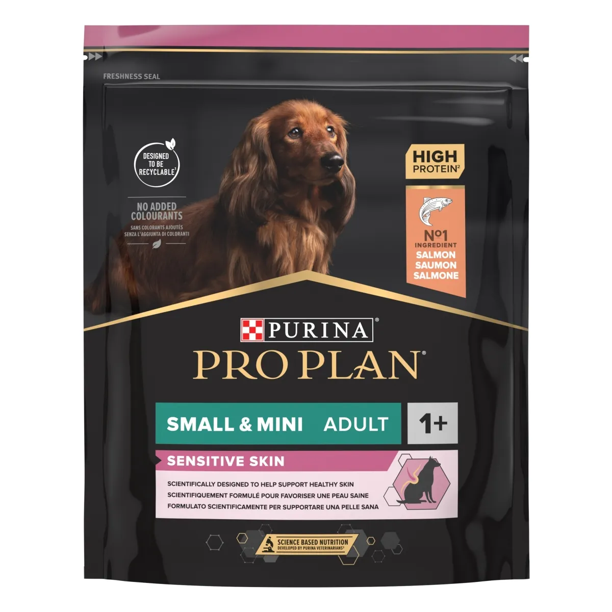 Purina PRO PLAN Small&Mini Adult Sensitive Skin with OPTIDERMA®, 700g - Tootepilt