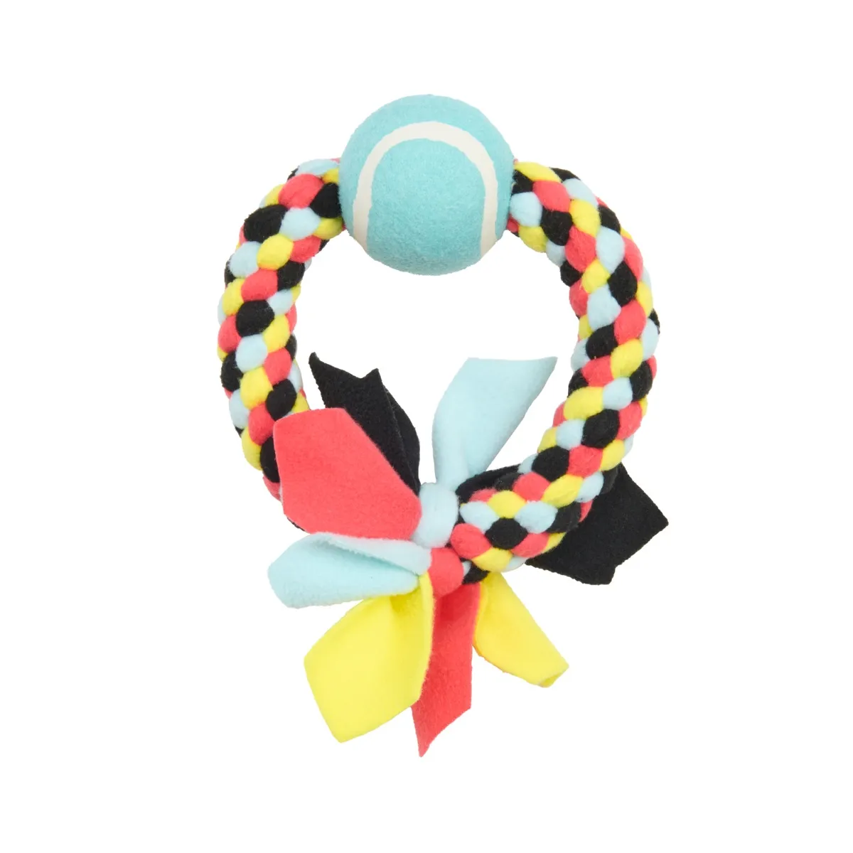 Little & Bigger koera mänguasi, Twine köisrõngas palliga, 28 cm - Tootepilt