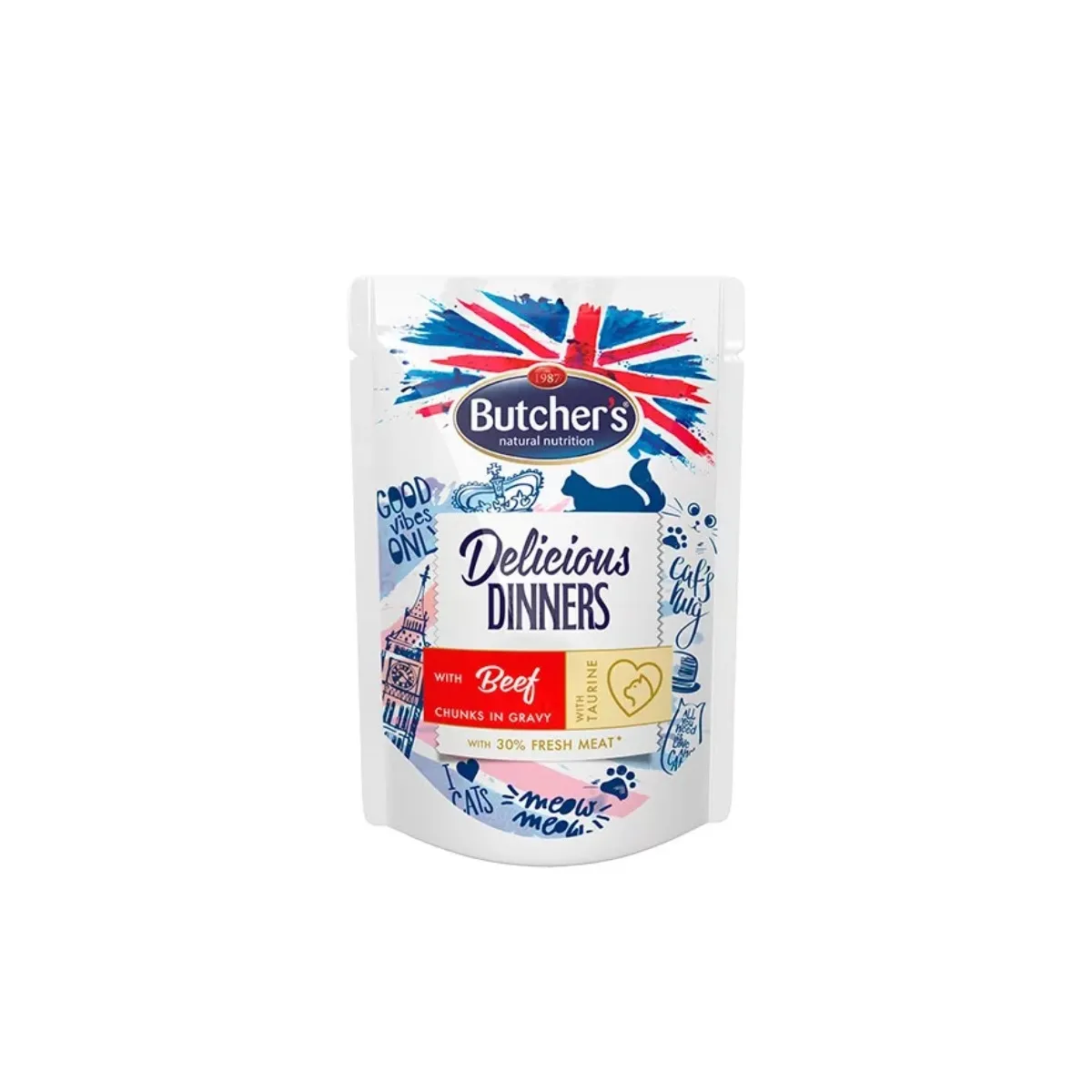 Butchers Delic. Dinner kassi einekotike veis 100 g - Tootepilt