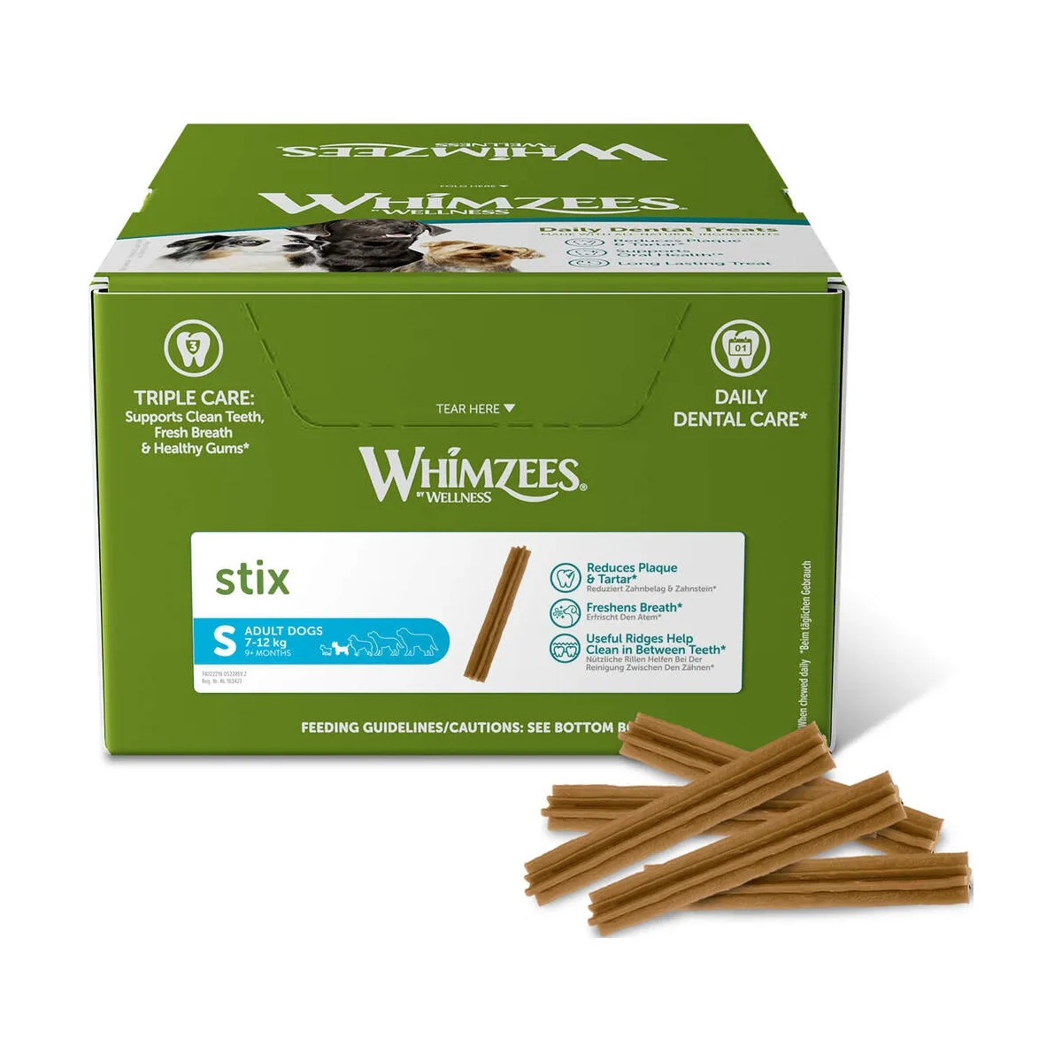 Whimzees koera närimispulgad S, 150 tk - Tootepilt