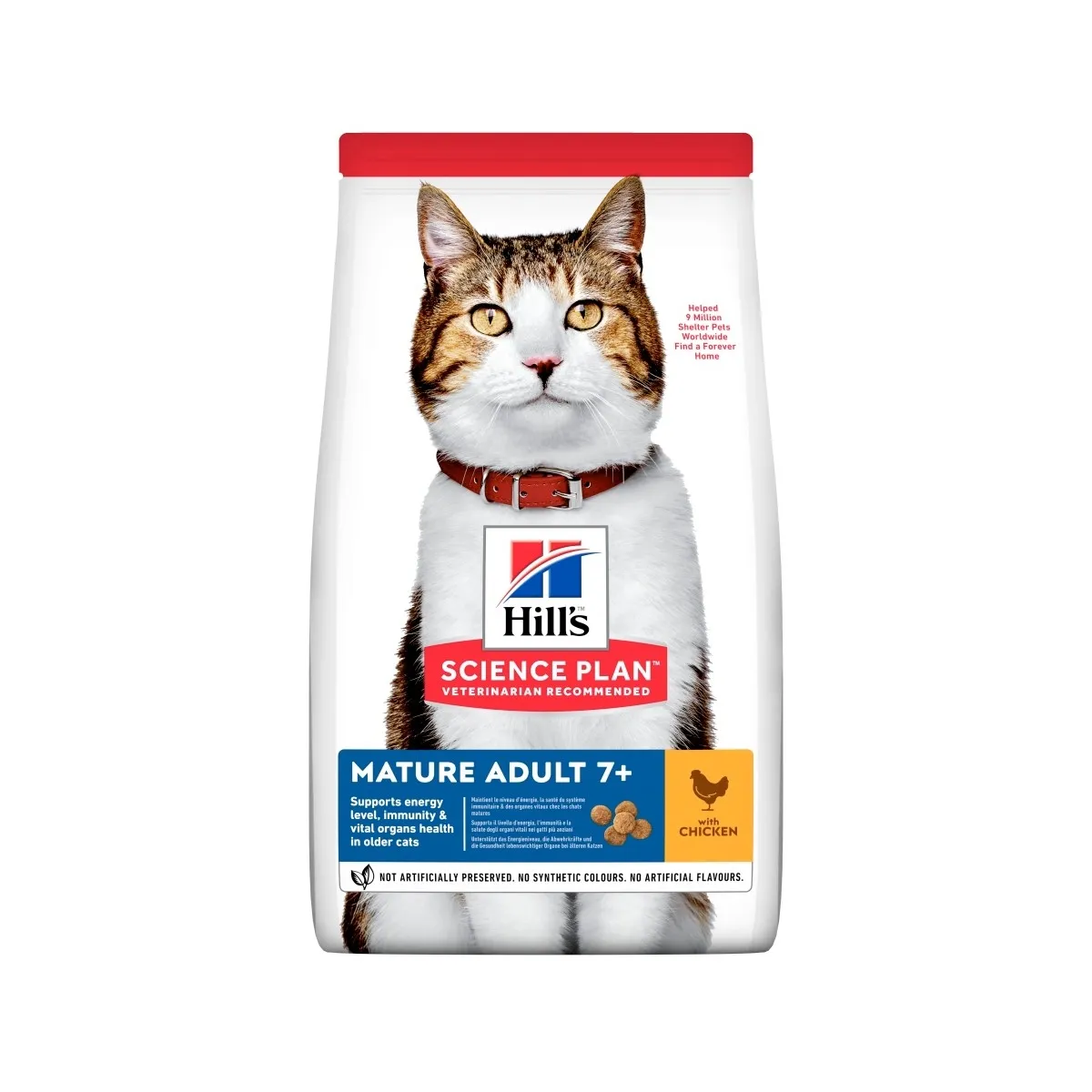 Hill's Science Plan Mature kassitoit kanaga 10kg - Tootepilt