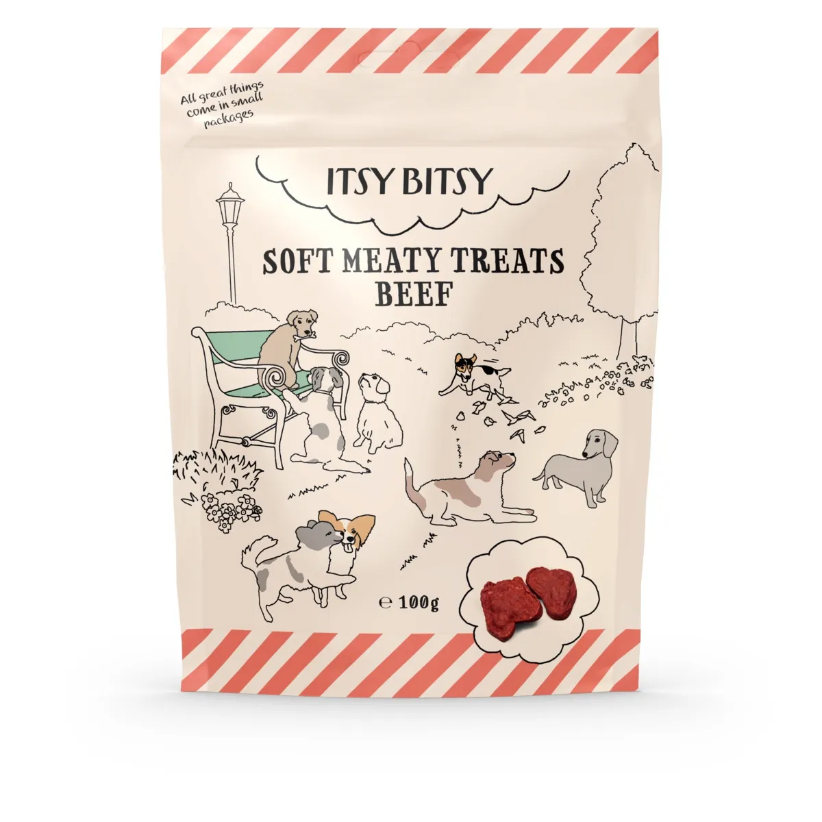 ItsyBitsy koera maius, veis, 100 g - Tootepilt
