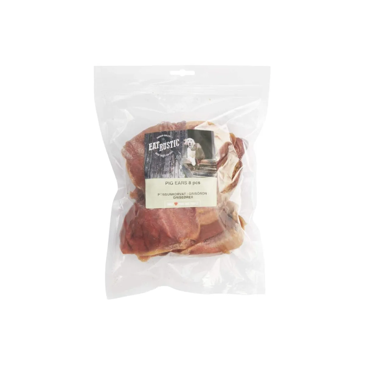 Eat Rustic koera maius, seakõrvad, 8 tk - Tootepilt 1