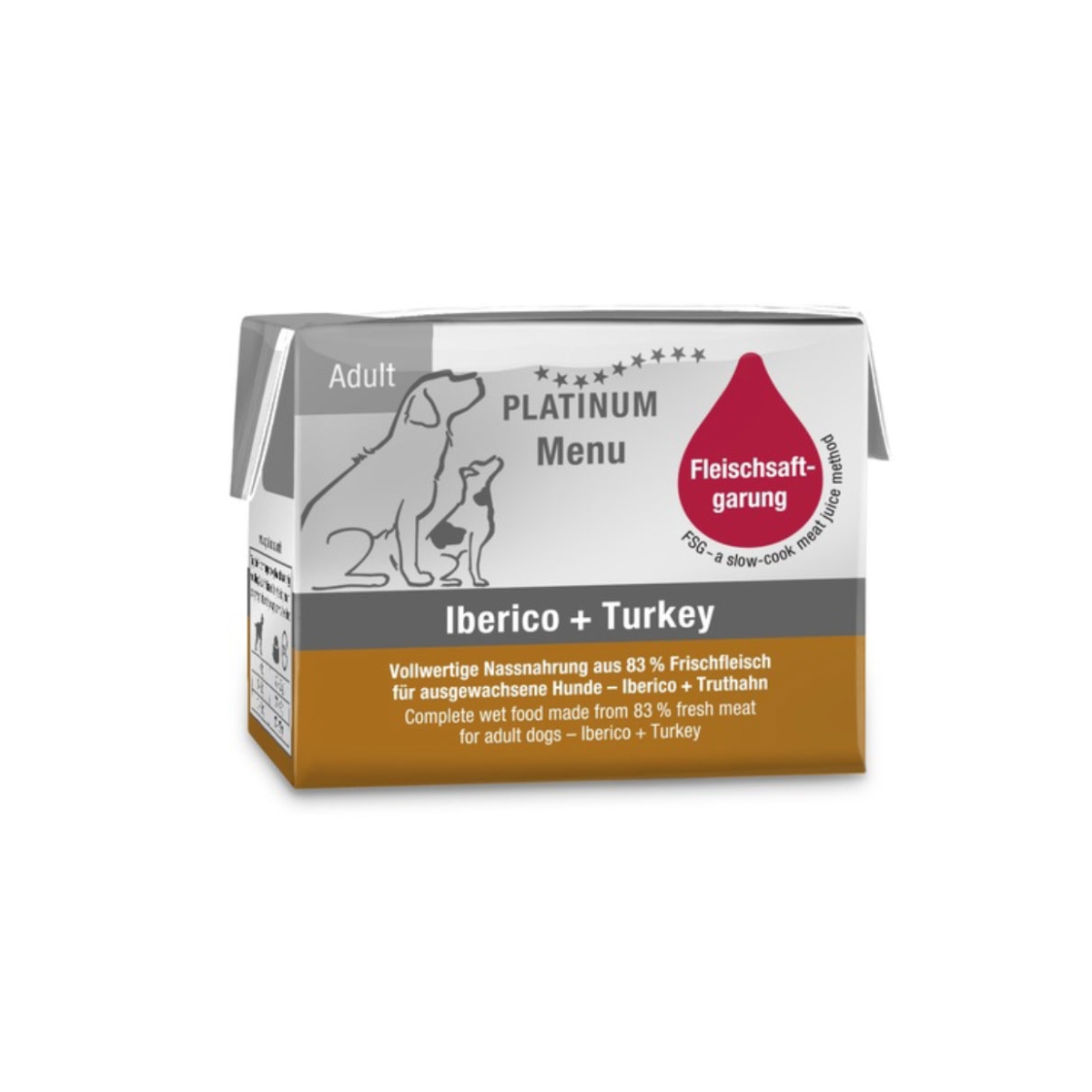 Platinum Menu konserv koerale Iberico ja kalkunilihaga 90 g - Tootepilt