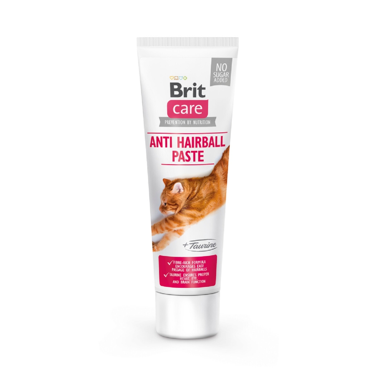 Brit Care karvapallivastane pasta kassidele tauriiniga, 100 ml - Tootepilt