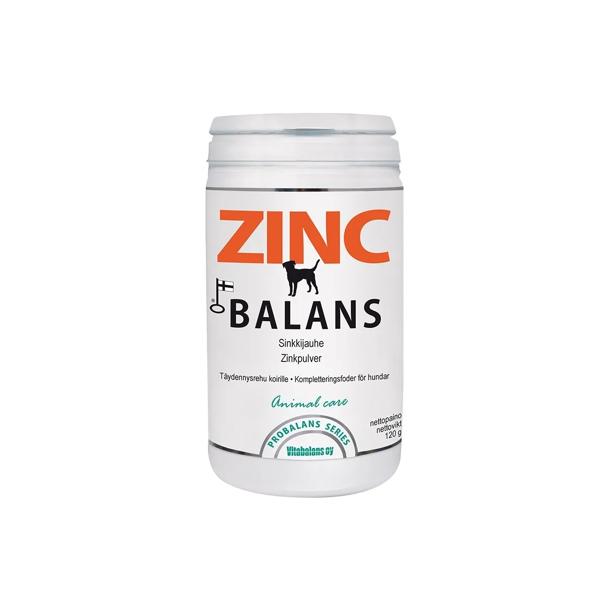 Vitabalans Probalans Zincbalans toidulisand koertele 120 g - Tootepilt
