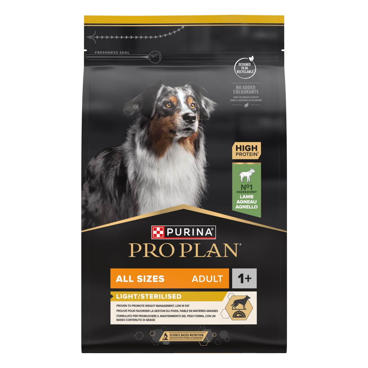 Purina PRO PLAN All sizes Adult Light with OPTIWEIGHT®, 3kg - Tootepilt