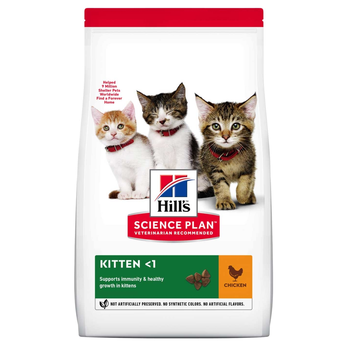 Hill's Science Plan täissööt kassipojale kanaga 1.5kg