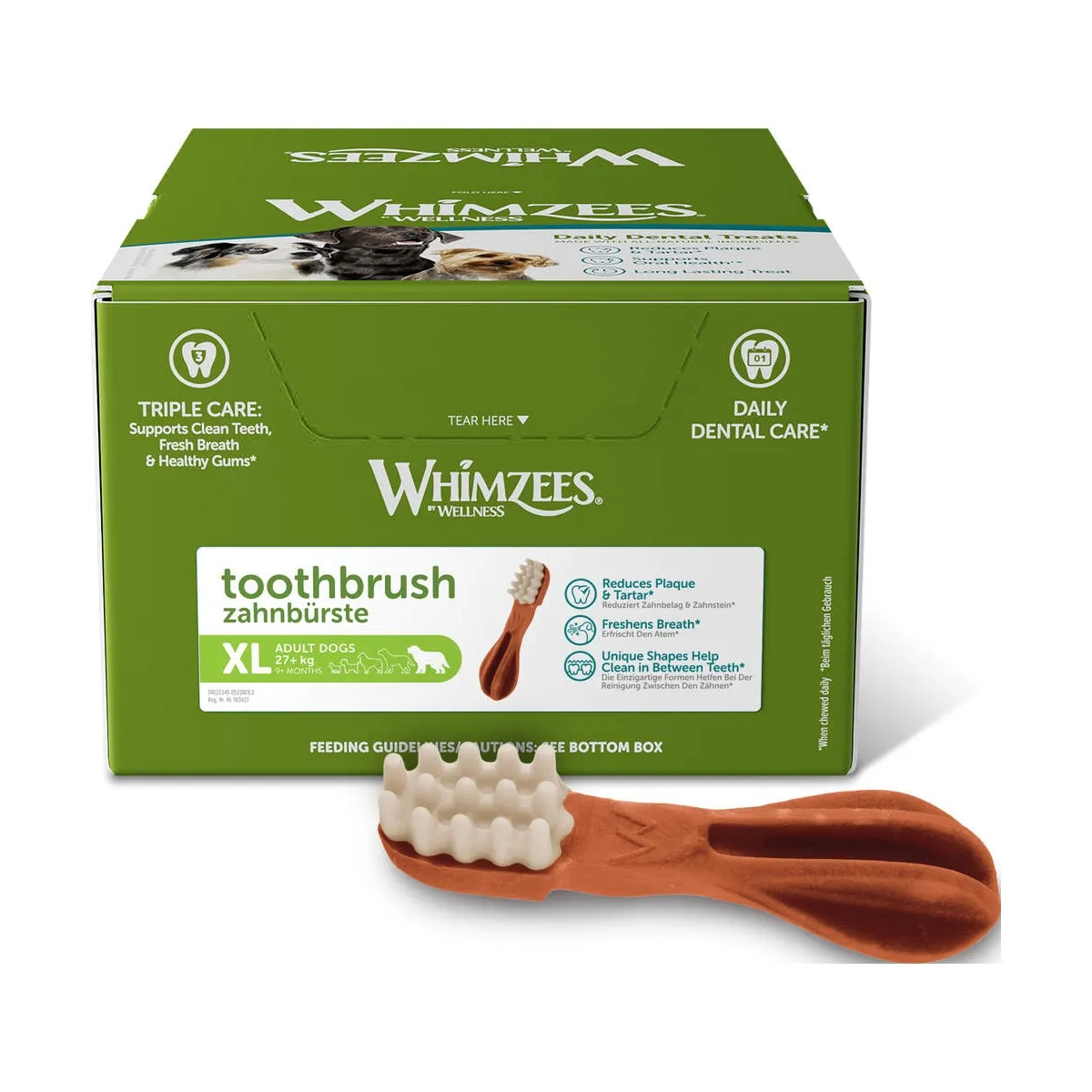 Whimzees koera närimispulk, hambahari, XL, 18 tk - Tootepilt