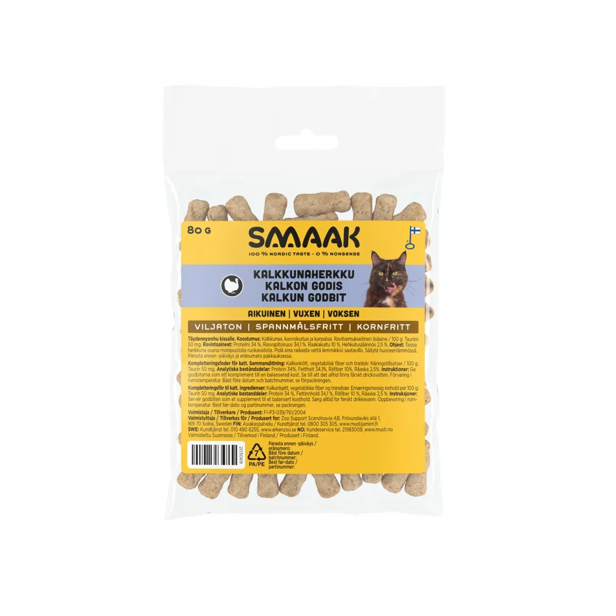 SMAAK kassi maius, kalkun, 80 g - Tootepilt