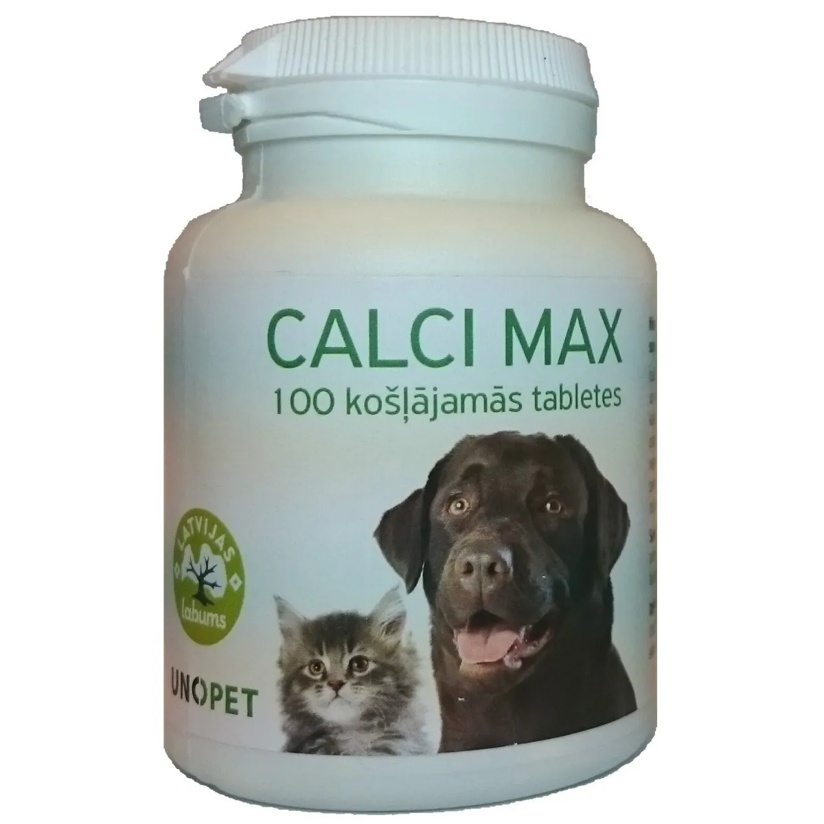 UNOPET CALCI MAX CHEW TAB DOG AND CAT N100 - Tootepilt