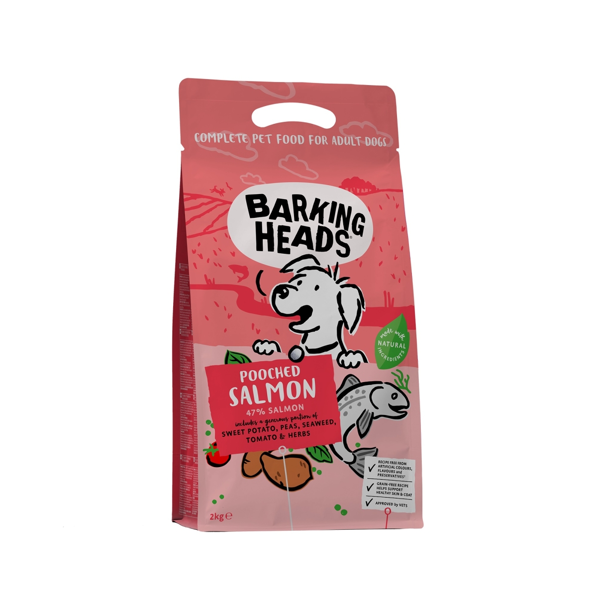 Barking Heads Pooched Salmon koeratoit 2 kg