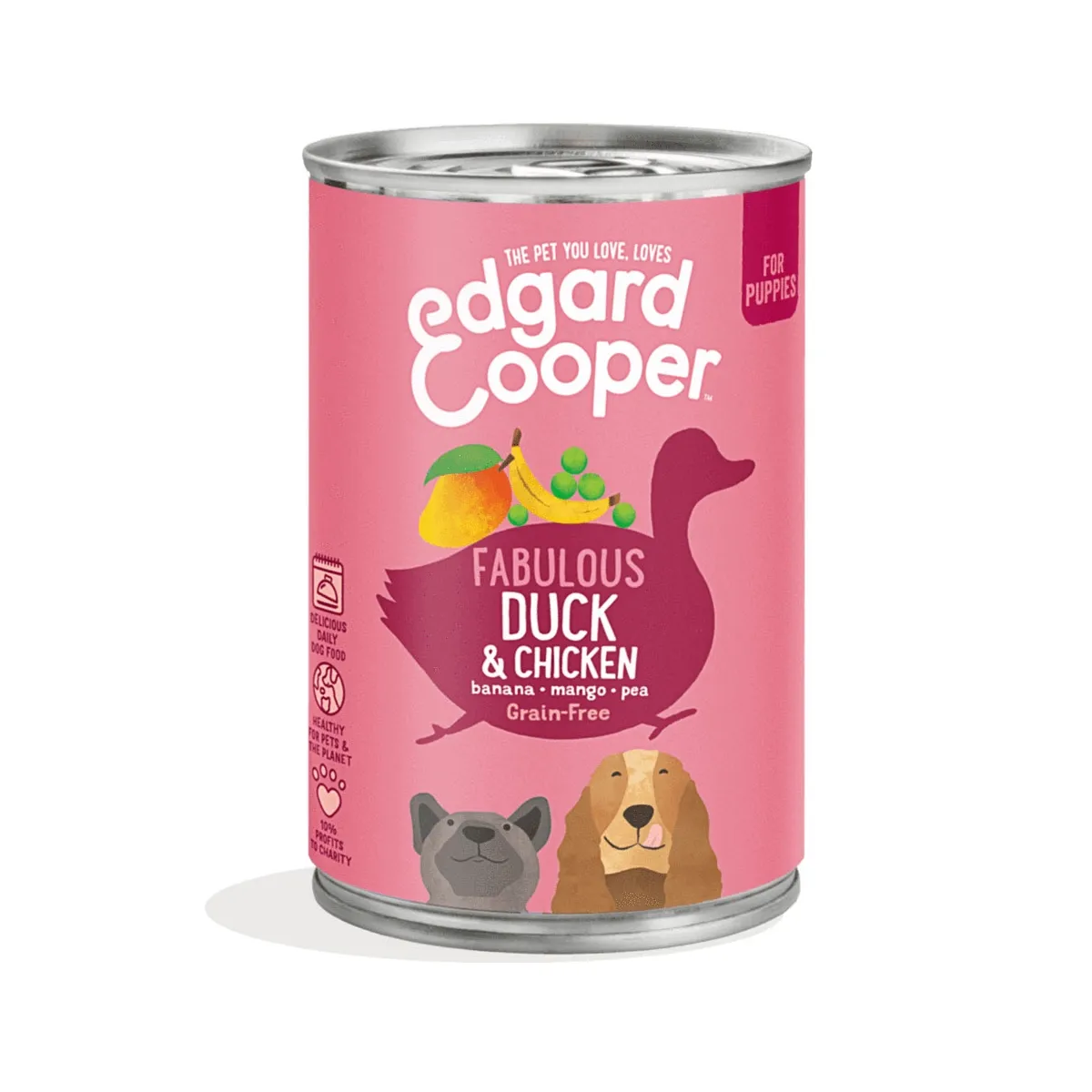 Edgard Cooper konserv kutsikale, pardi- ja kanalihaga 400 g - Tootepilt