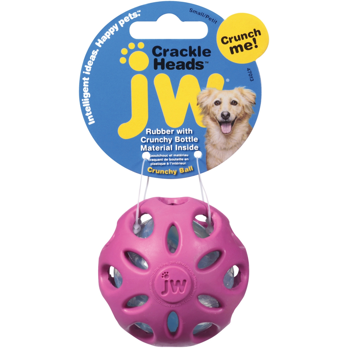 JW Crackle Heads krõbisev pall koertele S