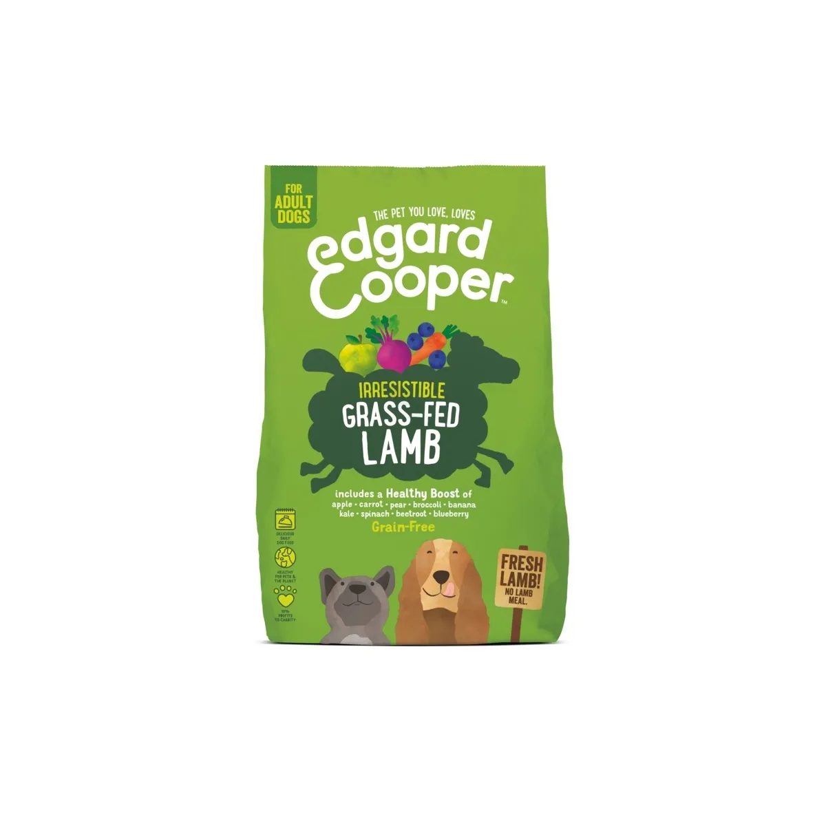 Edgard Cooper koera kuivtoit, lammas, 2,5 kg - Tootepilt