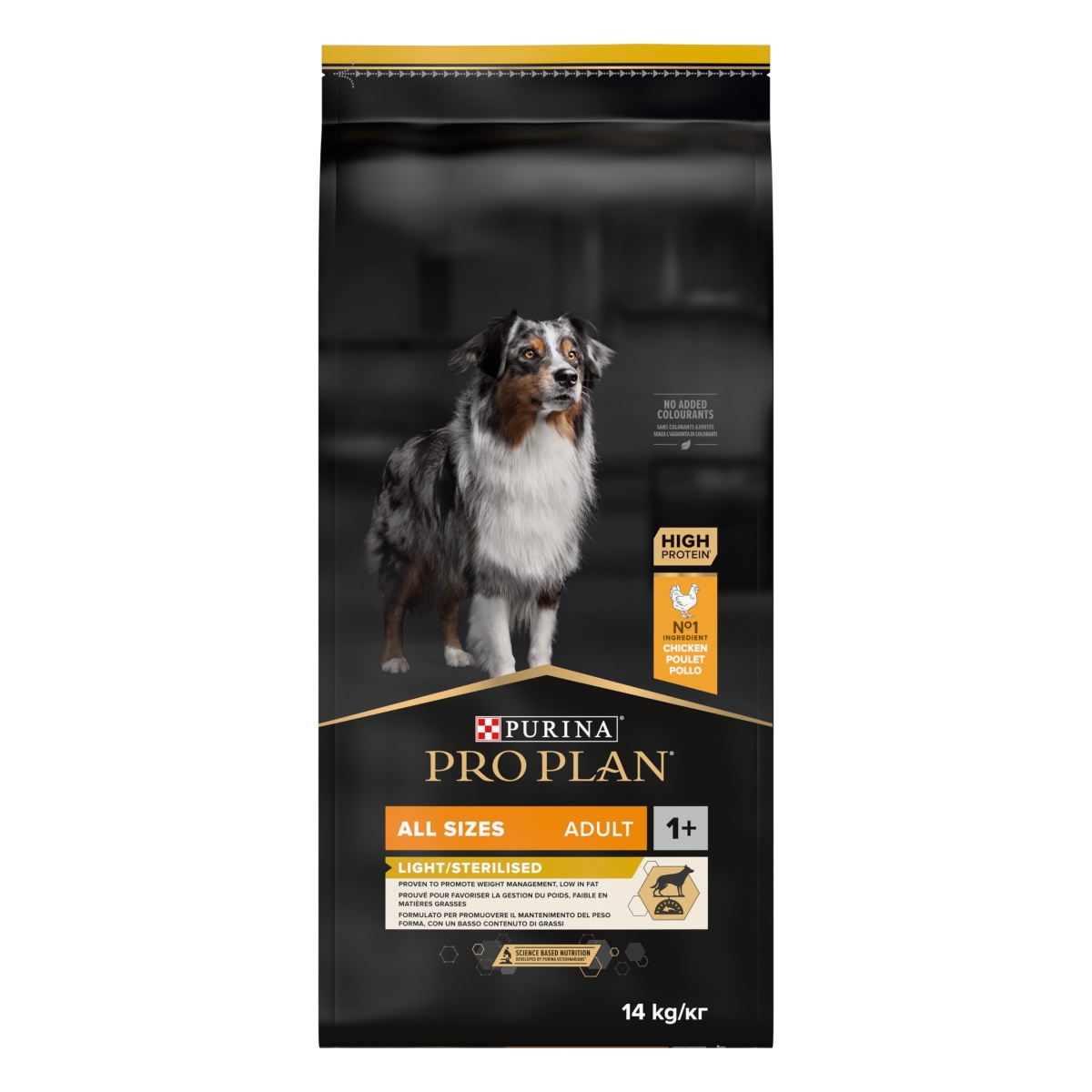 Purina PRO PLAN All sizes Adult Light with OPTIWEIGHT® 14kg.