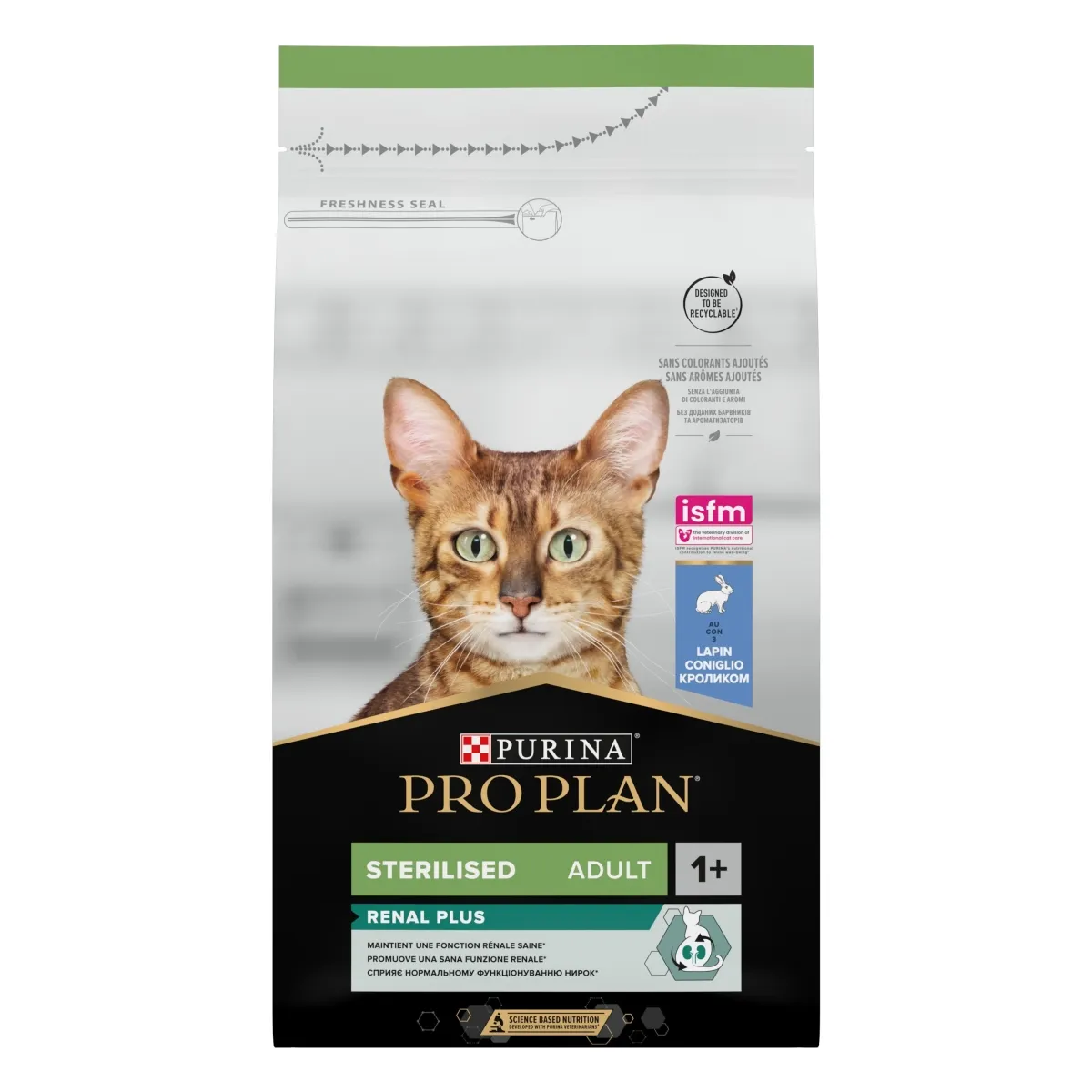 Purina Pro Plan kassitoit Sterilised Renal küülik, 1,5kg - Tootepilt