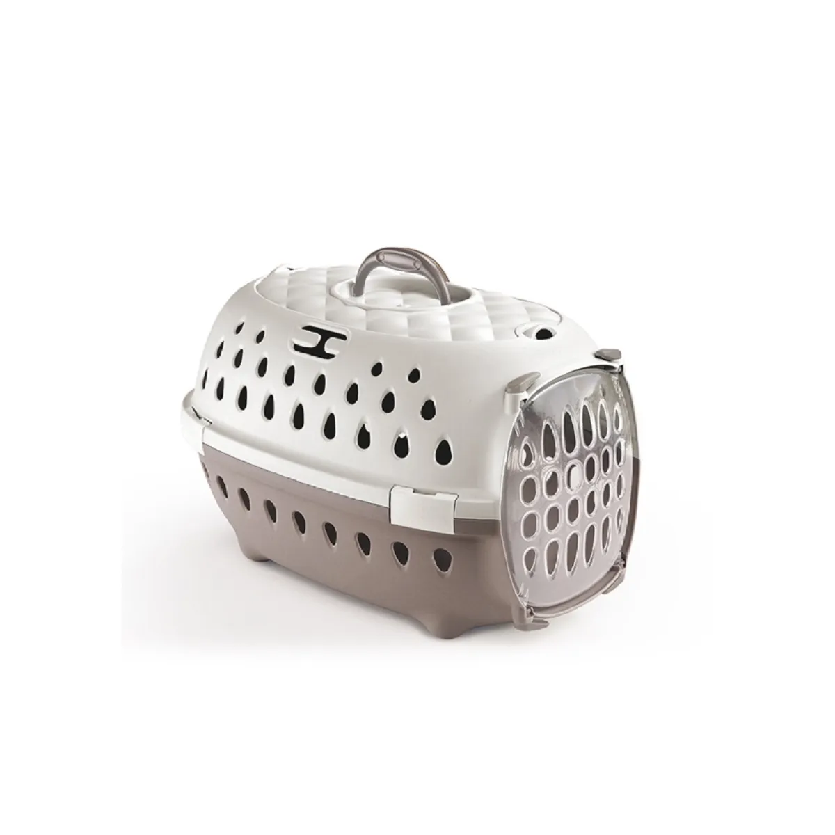 Stefanplast Gulliver TravelChic transpordipuur 34,5x50x32cm,valge/hall - Tootepilt