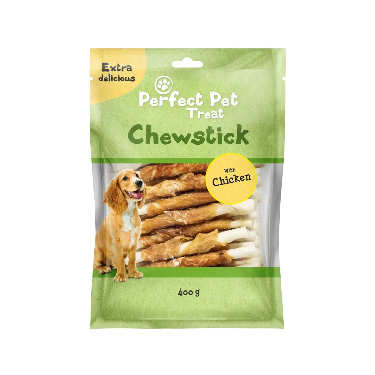 Perfect Pet Wrapped koera närimispulk, kana, 400 g - Tootepilt