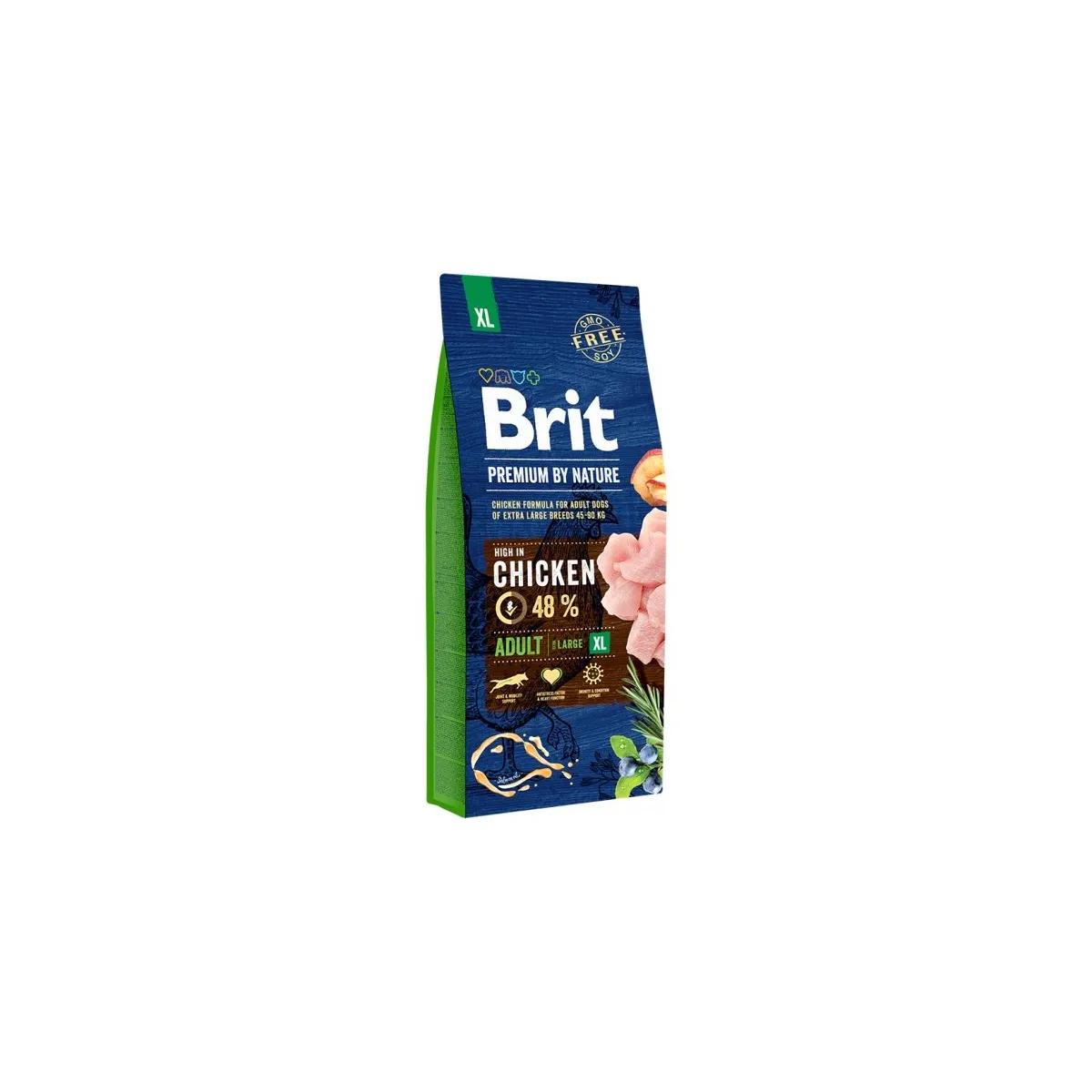 Brit Premium kuivtoit väga suurt kasvu koerale, XL, kana, 15 kg - Tootepilt
