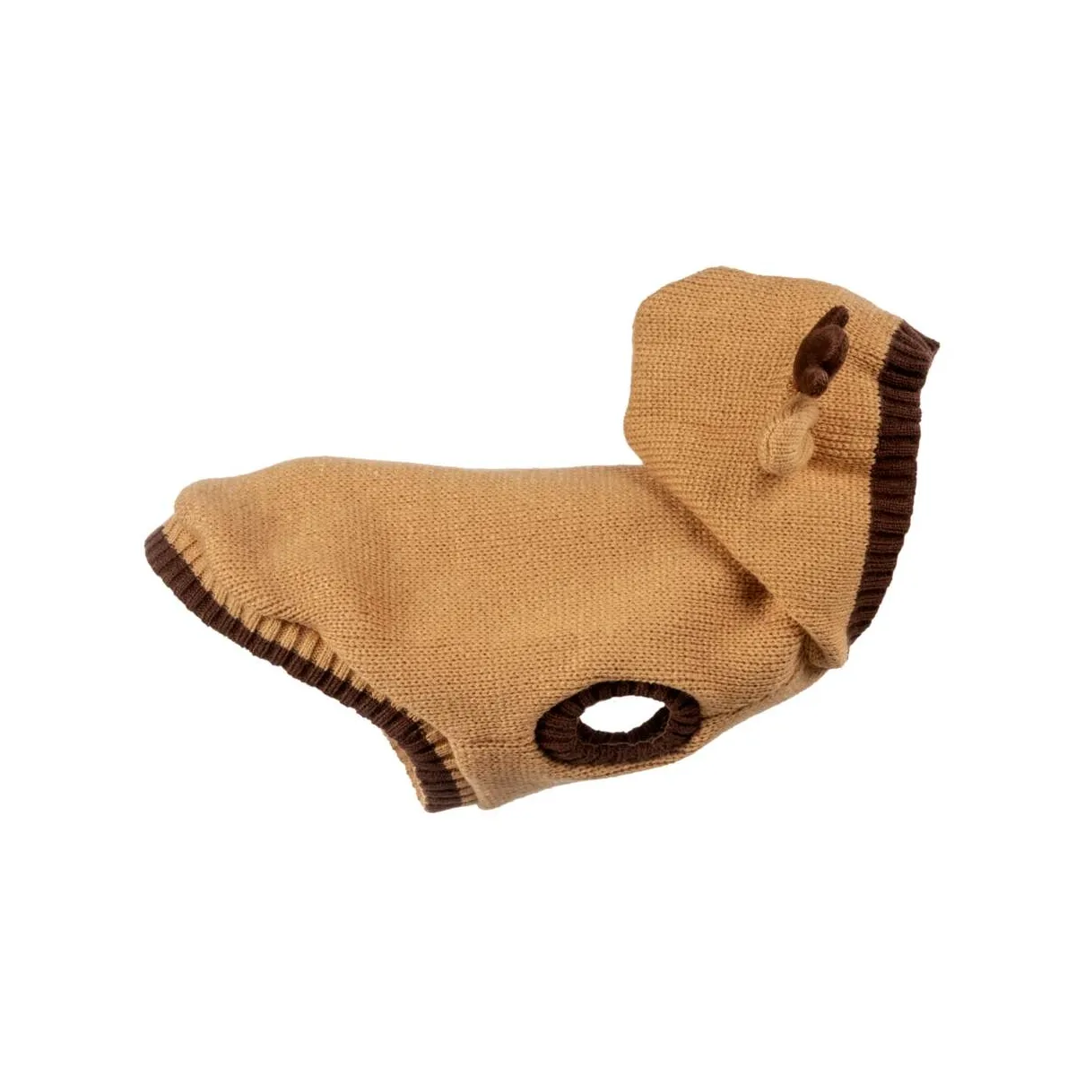 Little & Bigger koera kampsun kapuutsiga, põhjapõder, 40, pruun - Tootepilt