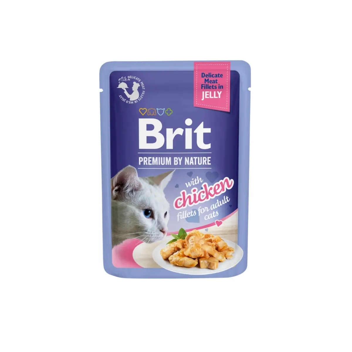 Brit Premium Delicate einekotike kassidele, kanaga 85 g - Tootepilt
