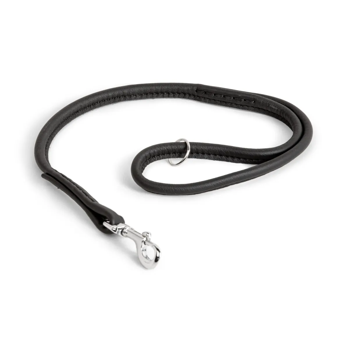 Show Dog koera näituserihm nahast, 6 mm x 60 cm, must - Tootepilt