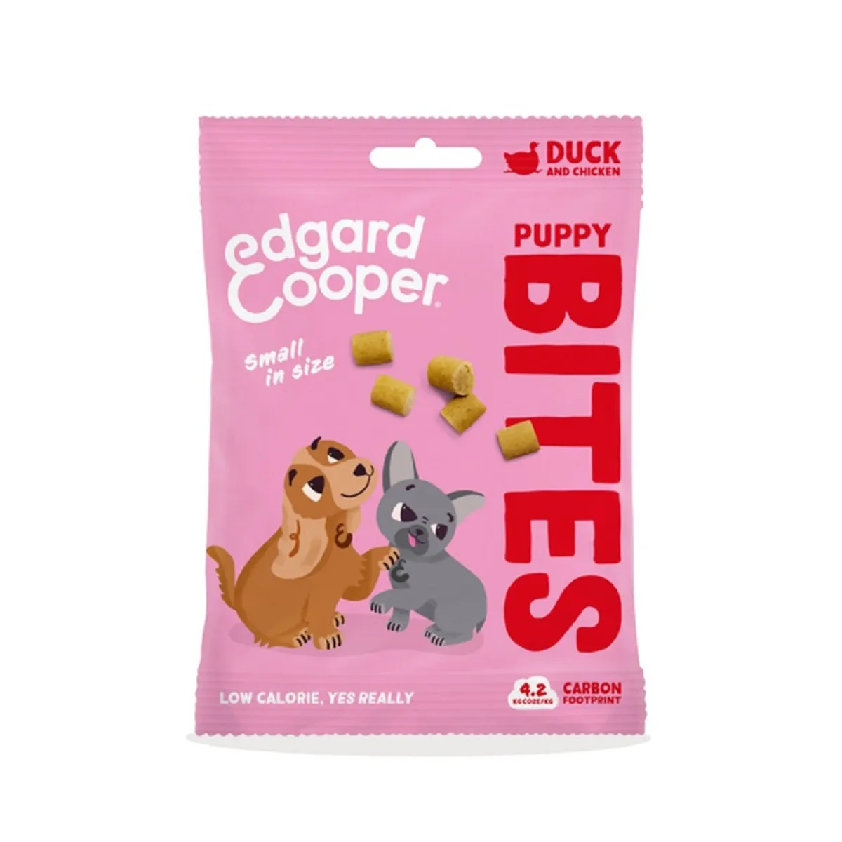 Edgard Cooper Bite maius väikest tõugu kutsikale, part/kana, 50g - Tootepilt