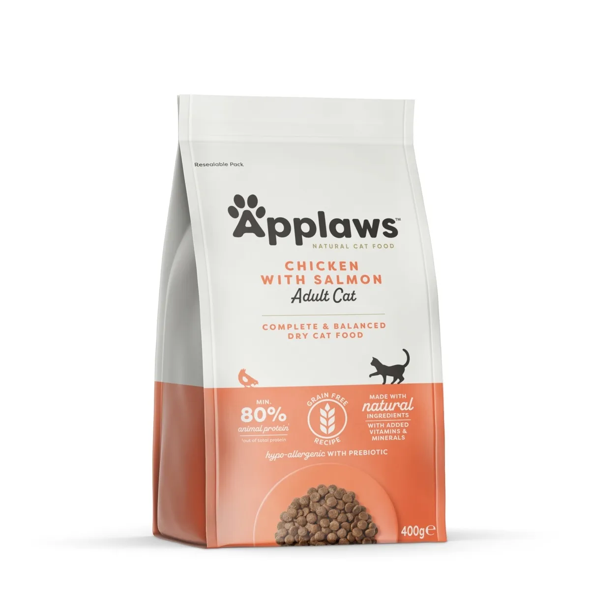 Applaws kassi kuivtoit, kana/lõhe, 400 g - Tootepilt