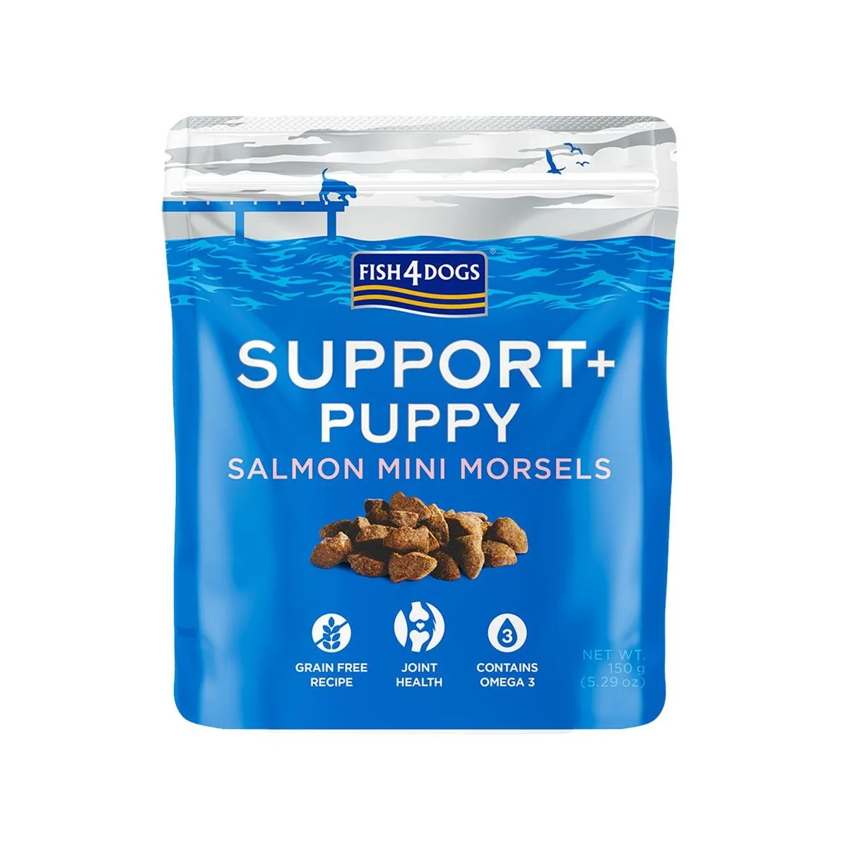 Fish4Dogs Morsels Joint Health, maiused kutsikatele, lõhega 150 g - Tootepilt