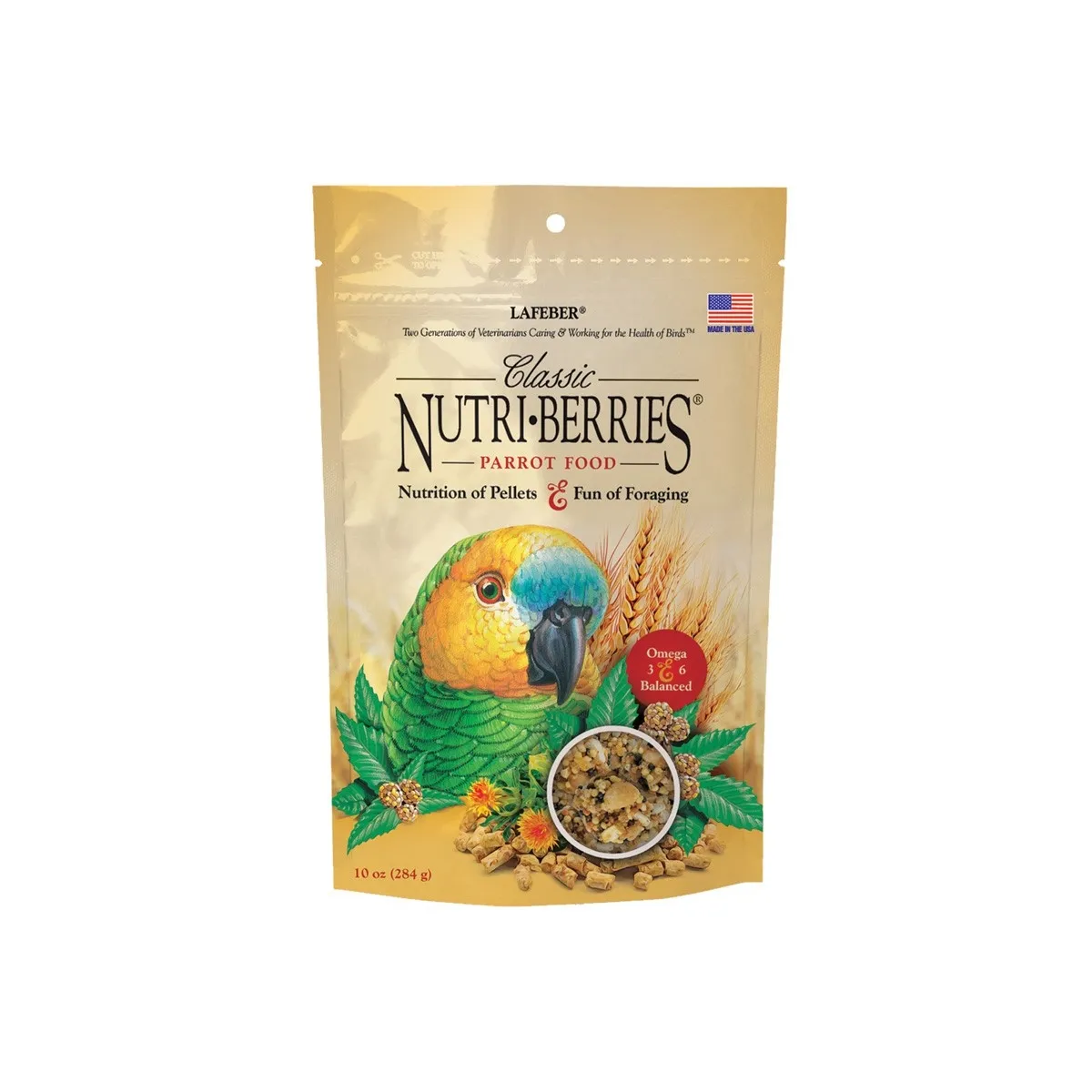 Nutri-Berries lindude täissööt Parrot 284 g - Tootepilt 1