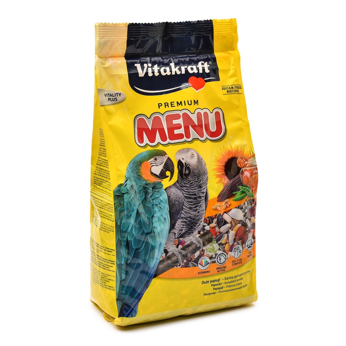 Vitakraft papagoide täissööt Premium Menu, 1 kg