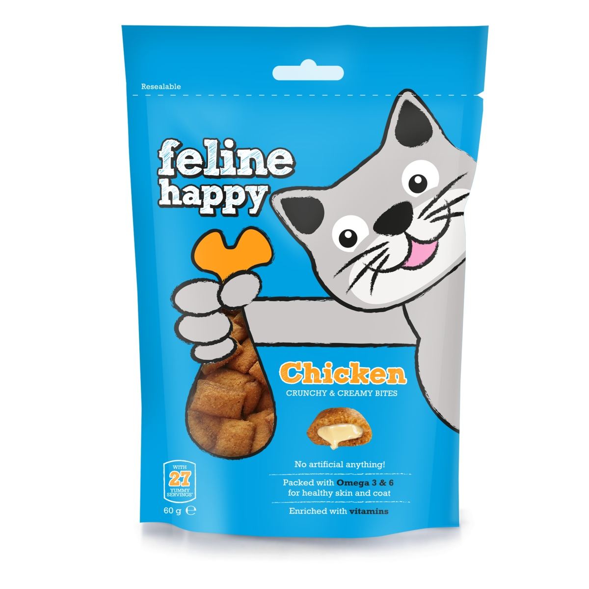 Mark & Chappell Feline kanamaitseline maius kassile 60 g
